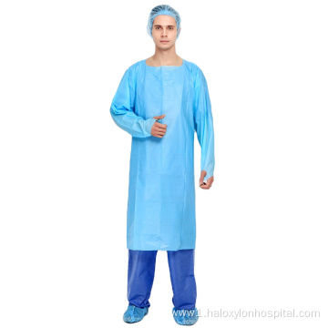 disposable protective isolation gown non woven coverall gown